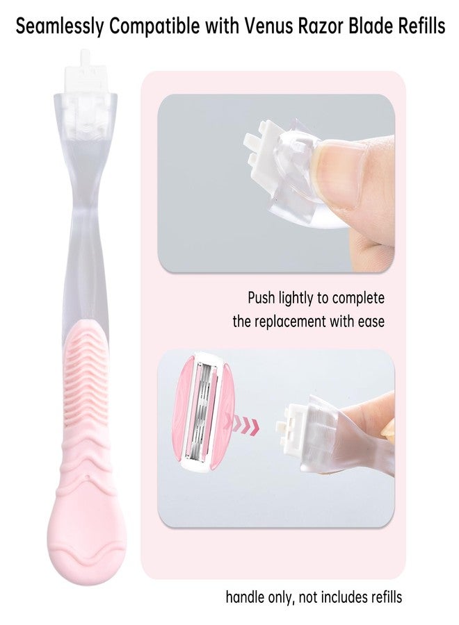 TEITEAI Replacement Razor Handle Compatible with Venus only, Pink - Image 2